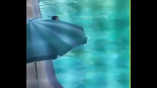 OMG&period;&period;&period;guy i just met gets naked in my pool&excl;&excl;&excl;